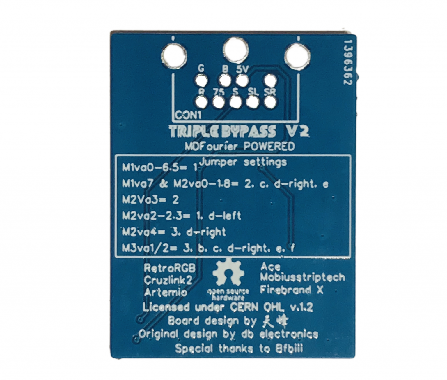 Sega Mega Drive/Genesis Triple Bypass V2 Amp Retro Upgrades