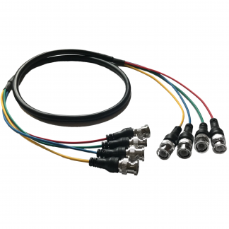 4 BNC Male to 4 BNC Male RGBS cable