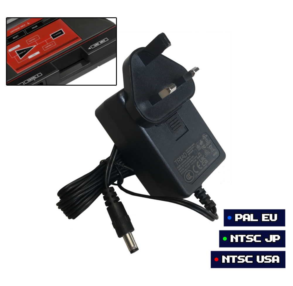 Sega Master System Model 2 Power Supply