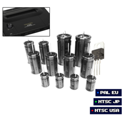 SNK Neo Geo AES Capacitor Kit