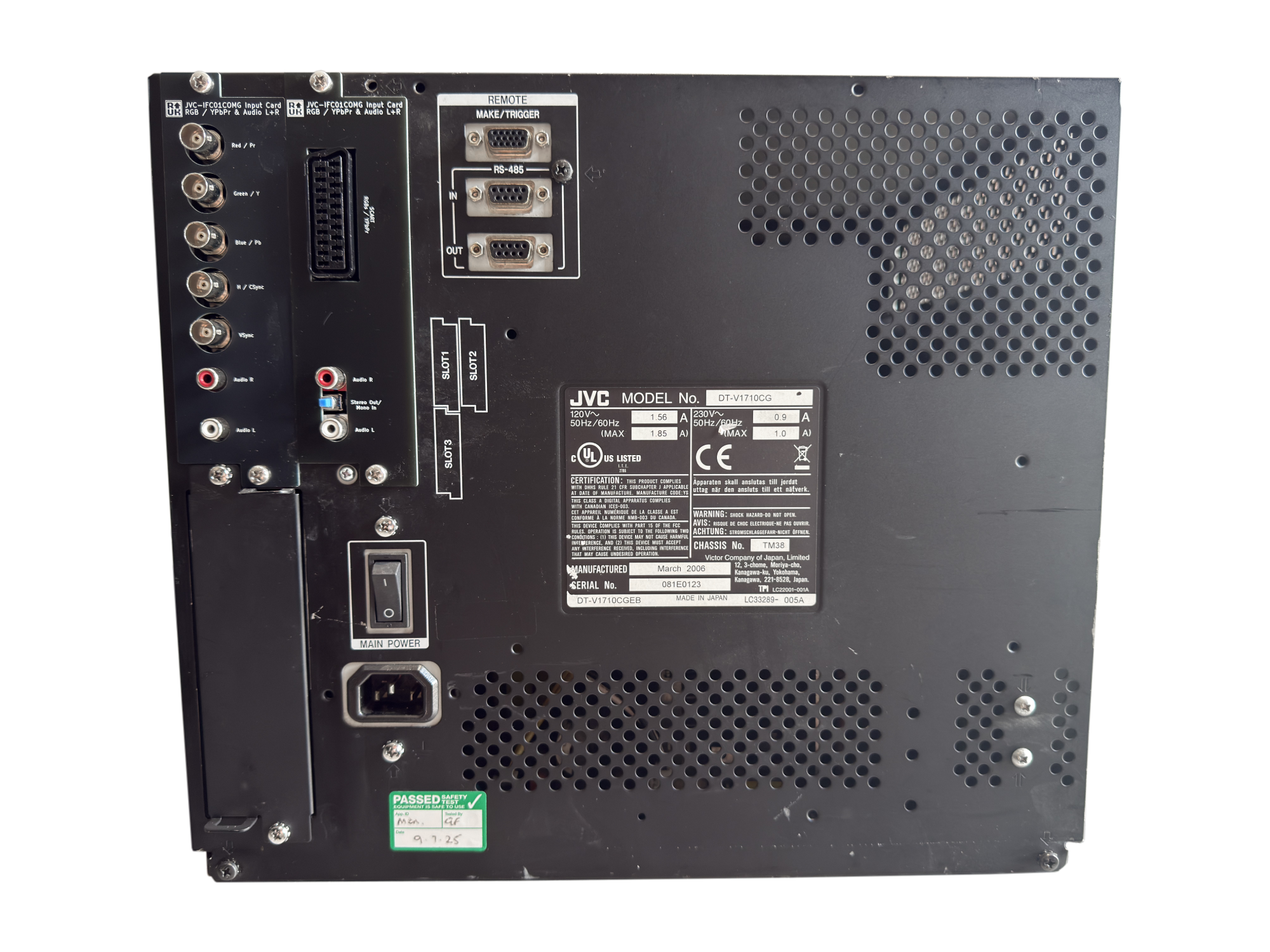 JVC DT-V1710CG CRT Monitor - Image 6